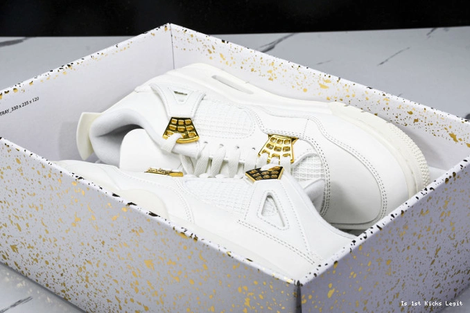 AQ9129-170 Gold 4 Retro Metallic Jordan 0705